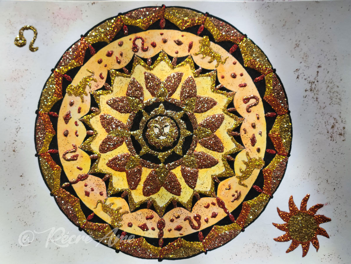 Mandala personnalisé inspiré