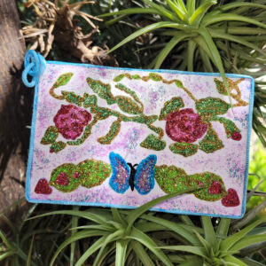 Carte créative Rose