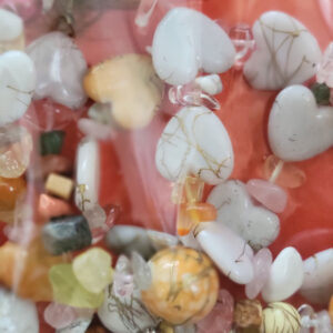 Collier en pierres naturelles et perles fantaisie