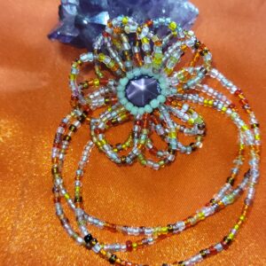 Bracelet Fleur en perles de rocaille