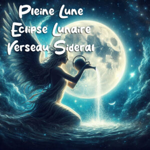 Pleine lune et éclipse lunaire Verseau sidéral