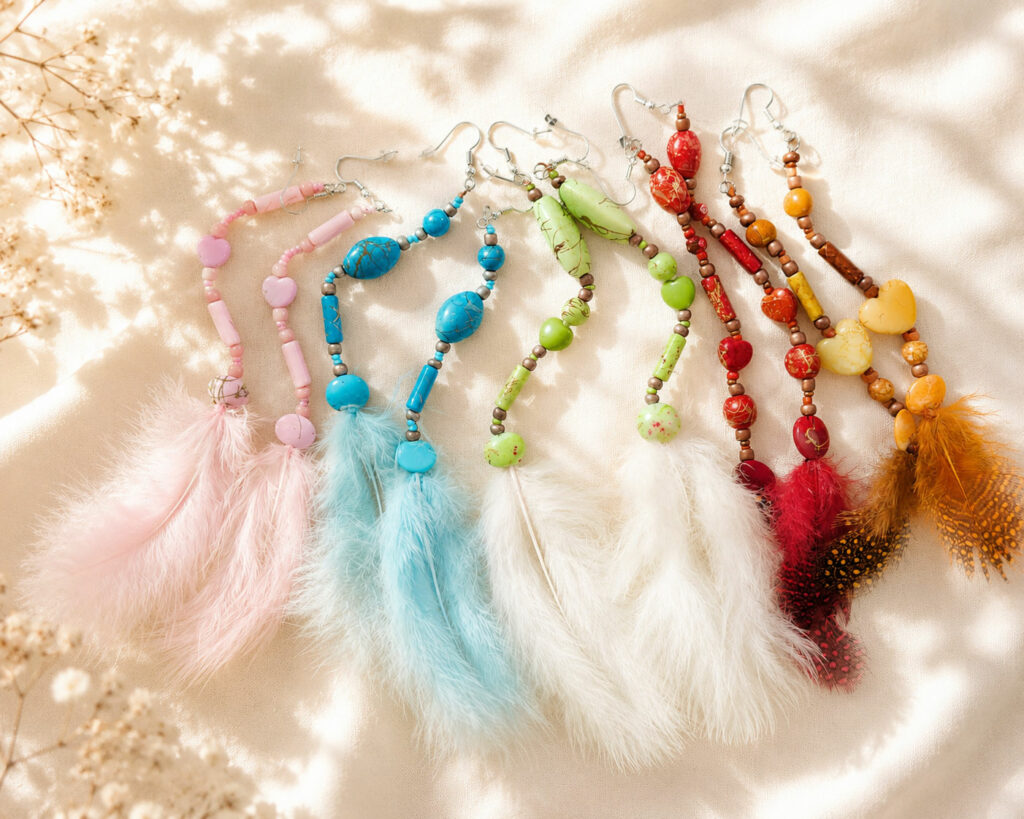 Boucles d'oreilles fantaisies
