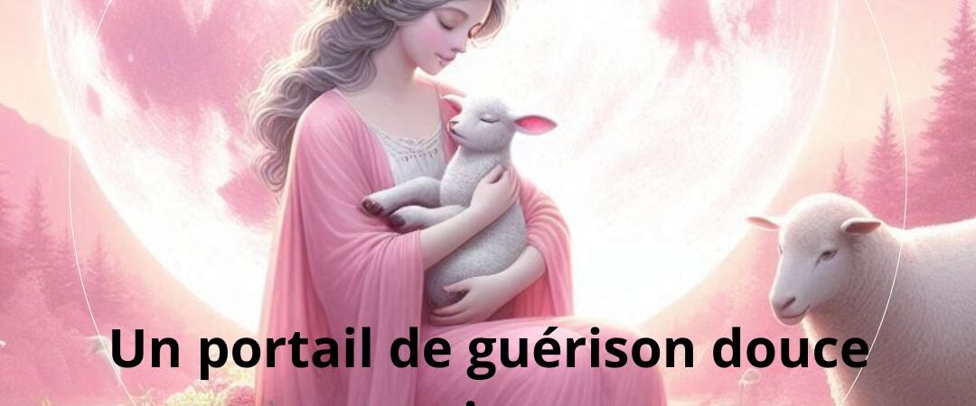 Pleine Lune Rose en Vierge