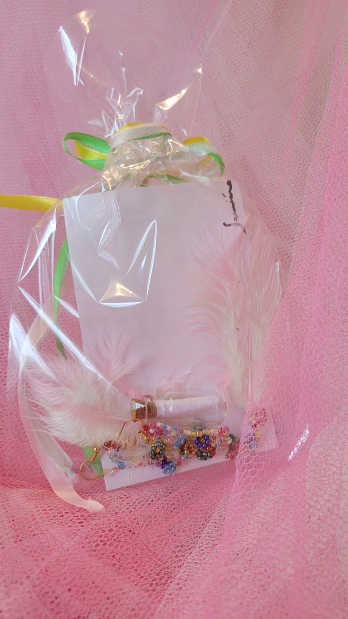 Bouquet de Tendresse – Boucles d’oreilles, Carte créative et Fiole inspirée – Image 4